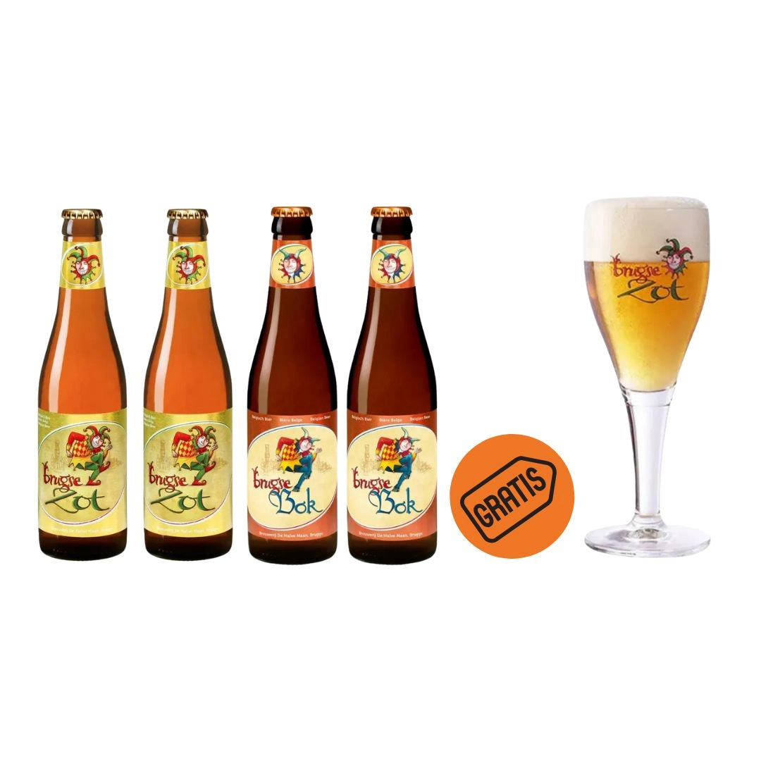 PACK CERVEJAS BELGAS 4 UNIDADES BRUGSE ZOT 330ML + TAÇA BRINDE PACK CERVEJAS BELGAS 4 UNIDADES BRUGSE ZOT 330ML + TAÇA BRINDE