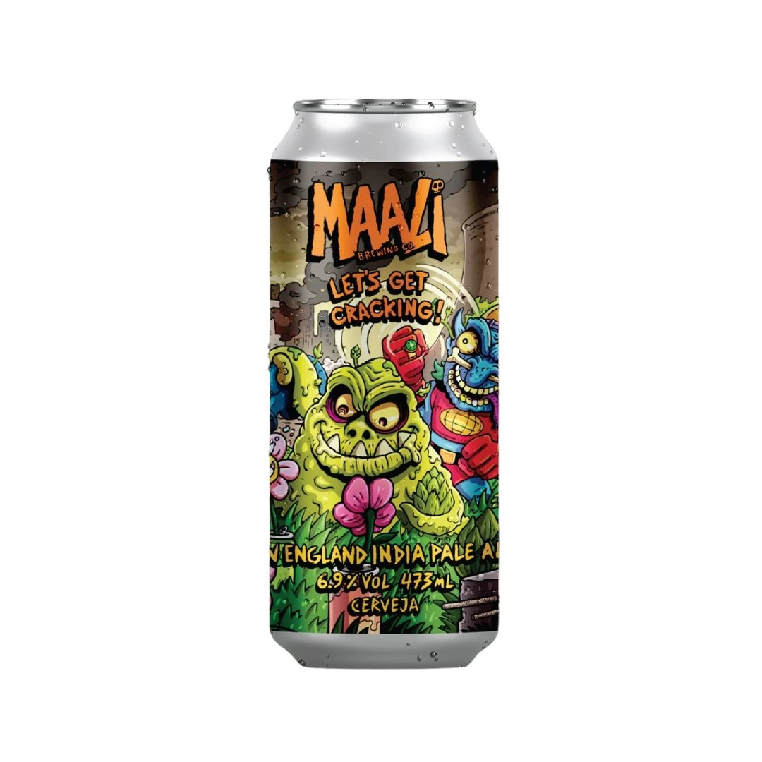 CERVEJA MAALI LETS GET CRACKING 473ML CERVEJA MAALI LETS GET CRACKING 473ML