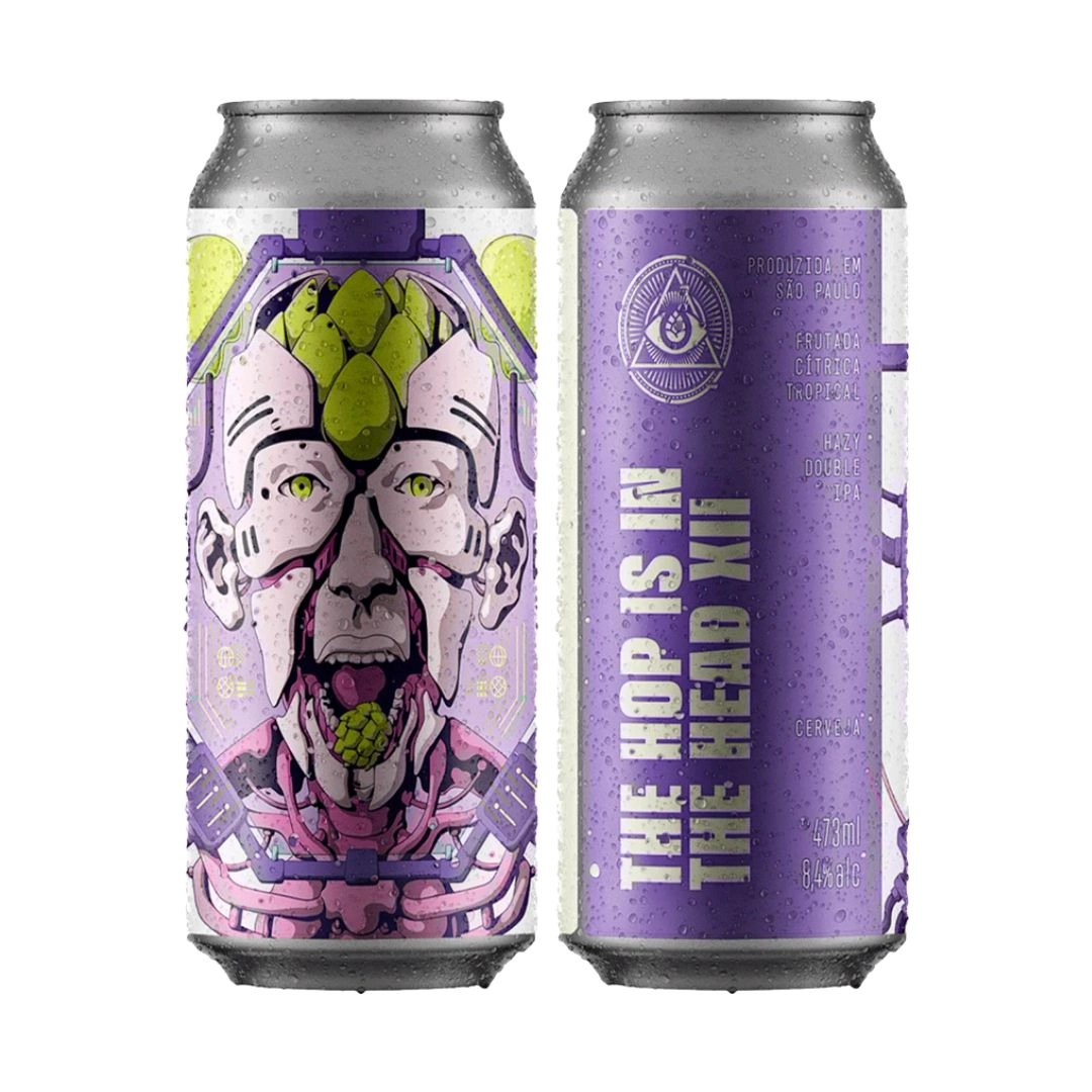 CERVEJA DOGMA THE HOP IS IN THE HEAD DIPA X11 473ML
