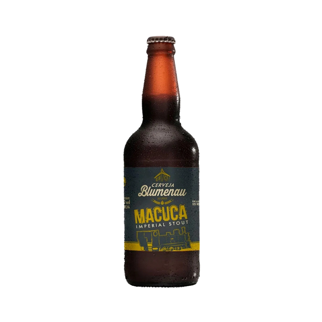 CERV. BLUMENAU MACUCA IMPERIAL STOUT 500ML CERV. BLUMENAU MACUCA IMPERIAL STOUT 500ML